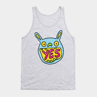 Yes man affirmative bunny rabbit Tank Top